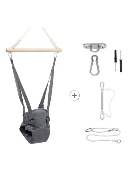 Balancelle suspendue bébé  Jumper (6- 24 mois) avec harnais et crochet - Kiabi