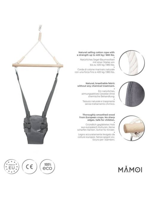 Balancelle suspendue bébé  Jumper (6- 24 mois) avec harnais et crochet - Kiabi