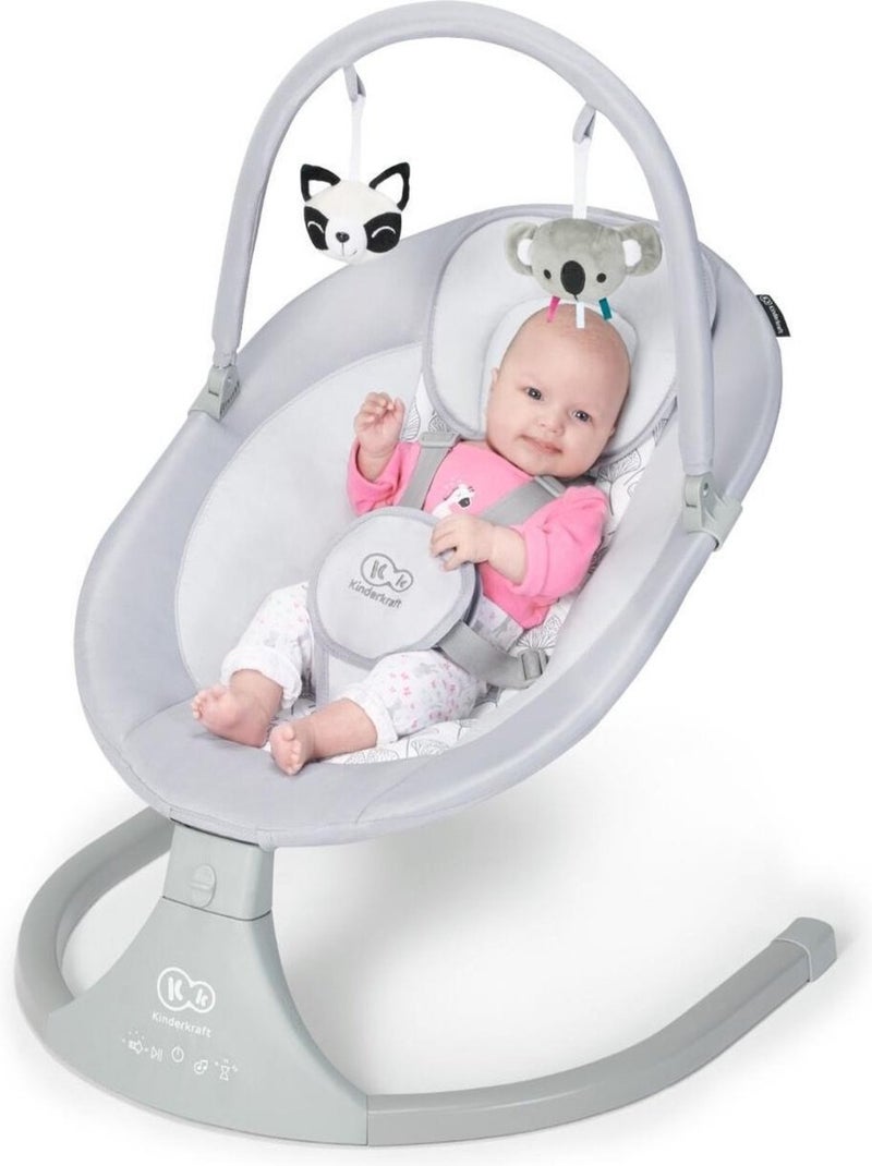 Balancelle transat bébé modèle pratique et confortable Gris - Kiabi