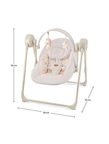 Balancelle transat électrique pour bébé avec réglages