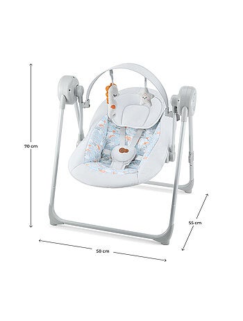 Balancelle transat électrique pour bébé avec réglages