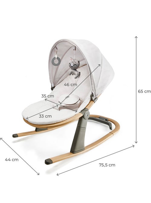 Balancelle-Transat Kinderkraft ELSU 2 en 1 avec Dossier Réglable, Moustiquaire et Jouets d’Éveil - Kiabi Balancelle-Transat Kinderkraft ELSU 2 en 1 avec Dossier Réglable, Moustiquaire et Jouets d’Éveil - Kiabi