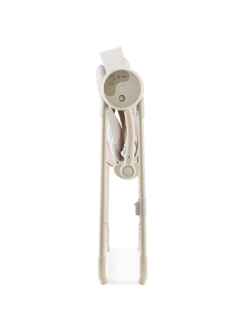 Balancelle-transat Kinderkraft SWINGEE avec 5 vitesses, 8 mélodies, pliable et légère Beige - Kiabi