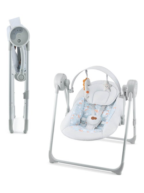 Balancelle-transat Kinderkraft SWINGEE avec 5 vitesses, 8 mélodies, pliable et légère - Kiabi