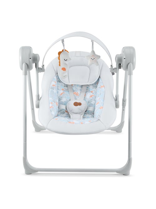 Balancelle-transat Kinderkraft SWINGEE avec 5 vitesses, 8 mélodies, pliable et légère - Kiabi