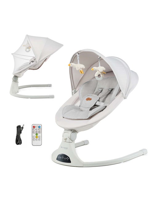 Balancelle-transat Kinderkraft TULSY électrique avec 5 vitesses, Bluetooth, télécommande et USB - Kiabi Balancelle-transat Kinderkraft TULSY électrique avec 5 vitesses, Bluetooth, télécommande et USB - Kiabi