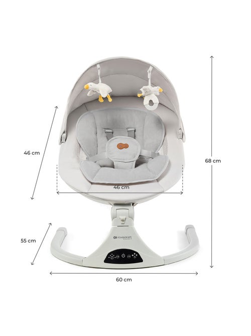 Balancelle-transat Kinderkraft TULSY électrique avec 5 vitesses, Bluetooth, télécommande et USB - Kiabi Balancelle-transat Kinderkraft TULSY électrique avec 5 vitesses, Bluetooth, télécommande et USB - Kiabi