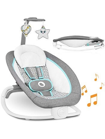 Balancelle Transat LIONELO Pascal - 12 mélodies - Vibrations - Pliage compact