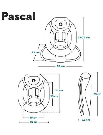 Balancelle Transat LIONELO Pascal - 12 mélodies - Vibrations - Pliage compact