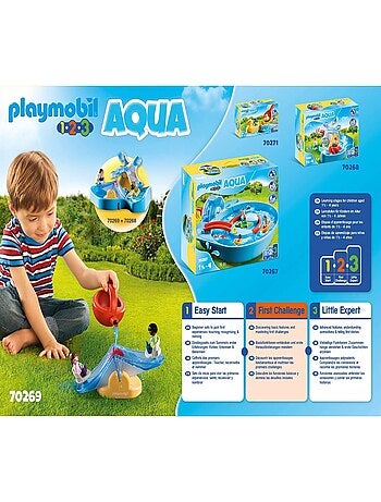 Balançoire aquatique avec arrosoir