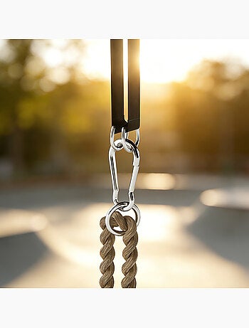 Balançoire bébé dossier haut sécurité hauteur ajustable