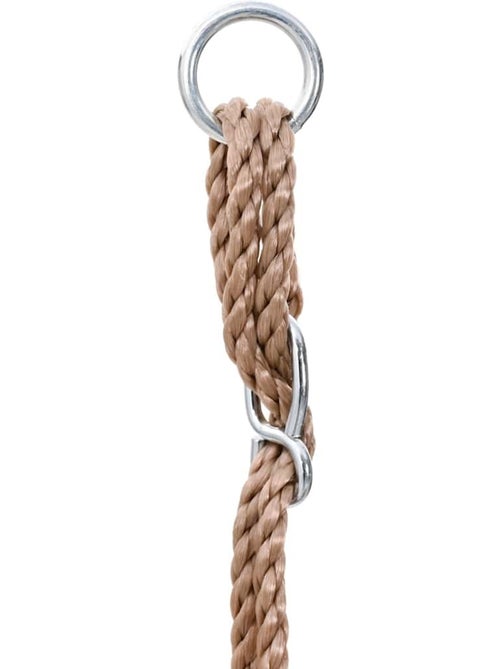 Balançoire bébé en coton et bois avec barre de sécurité vidaxl - Kiabi