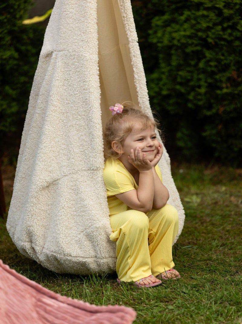 Balançoire Cocoon pour enfants - Bearly- VANILLE Beige - Kiabi