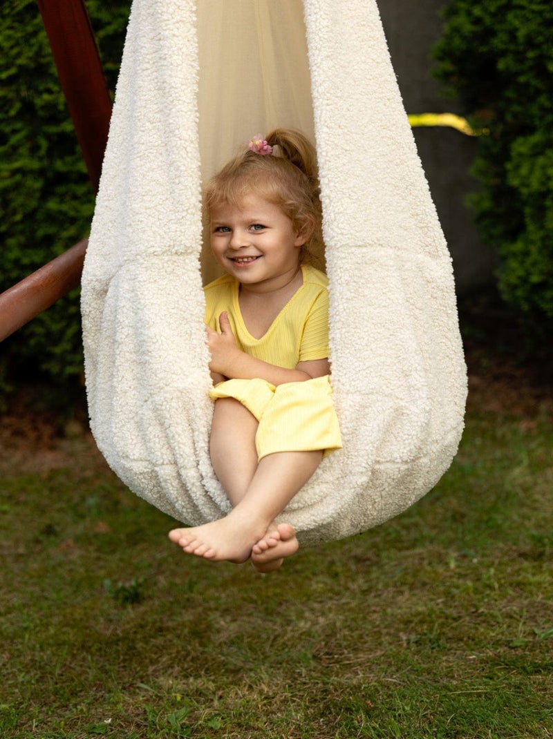 Balançoire Cocoon pour enfants - Bearly- VANILLE Beige - Kiabi