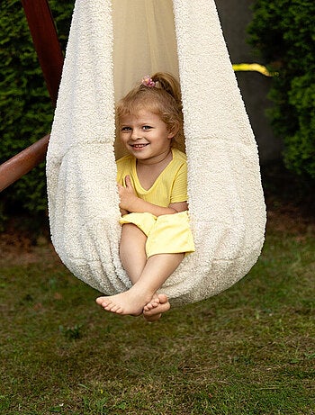 Balançoire Cocoon pour enfants - Boucle- BLANC SALE