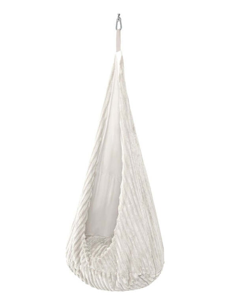 Balançoire Cocoon pour enfants – Churros- BLANC Beige/Blanc - Kiabi