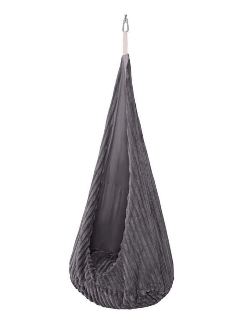 Balançoire Cocoon pour enfants – Churros- GRIS FONCÉ Gris foncé - Kiabi