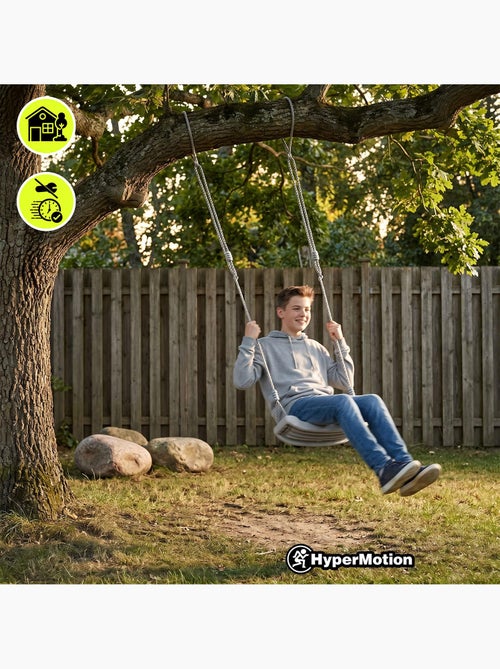 Balançoire de jardin pour enfant plastique corde antidérapante dim 42x17cm - Kiabi Balançoire de jardin pour enfant plastique corde antidérapante dim 42x17cm - Kiabi