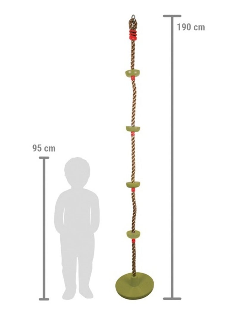 Balançoire d'escalade 2 en 1 Vert - Kiabi
