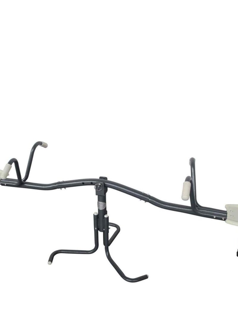 Balançoire double rotative 360° en métal anthracite et crème d'AXI Gris - Kiabi
