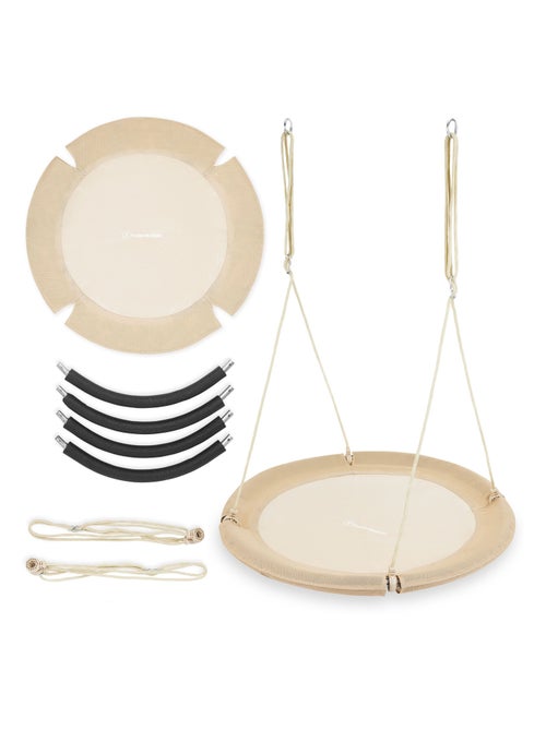 Balançoire Enfant & Adulte - Nid d'Oiseau 100cm - Charge 150 kg - Confort & Sécurité - Kiabi