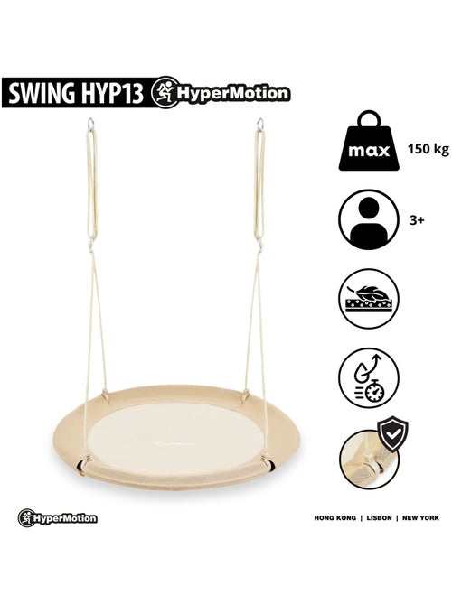 Balançoire Enfant & Adulte - Nid d'Oiseau 100cm - Charge 150 kg - Confort & Sécurité - Kiabi