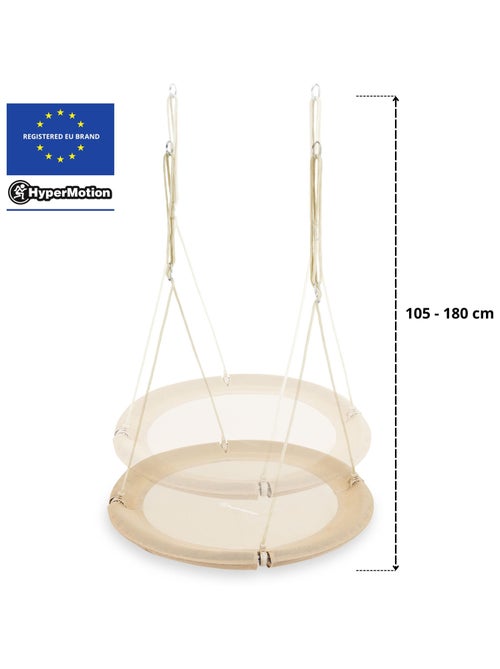 Balançoire Enfant & Adulte - Nid d'Oiseau 100cm - Charge 150 kg - Confort & Sécurité - Kiabi