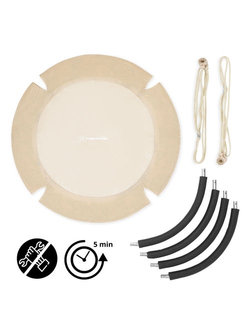 Balançoire Enfant & Adulte - Nid d'Oiseau 100cm - Charge 150 kg - Confort & Sécurité - Kiabi