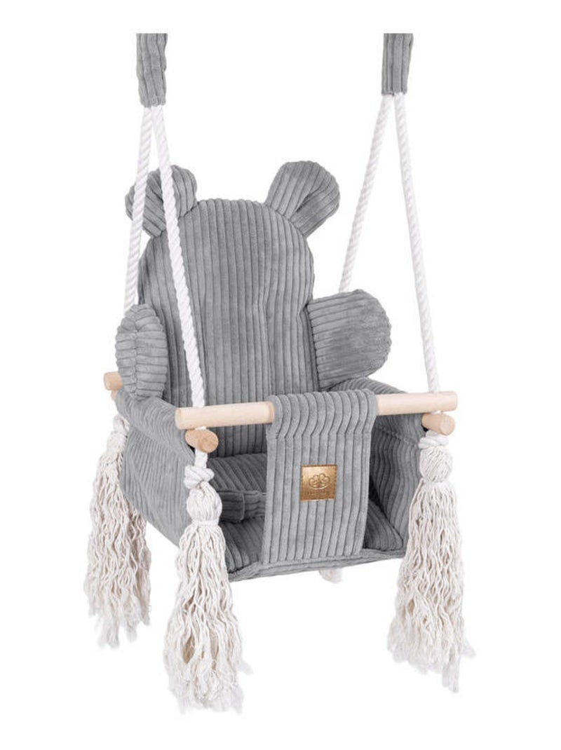 Balançoire intérieur bébé ourson Gris - Kiabi