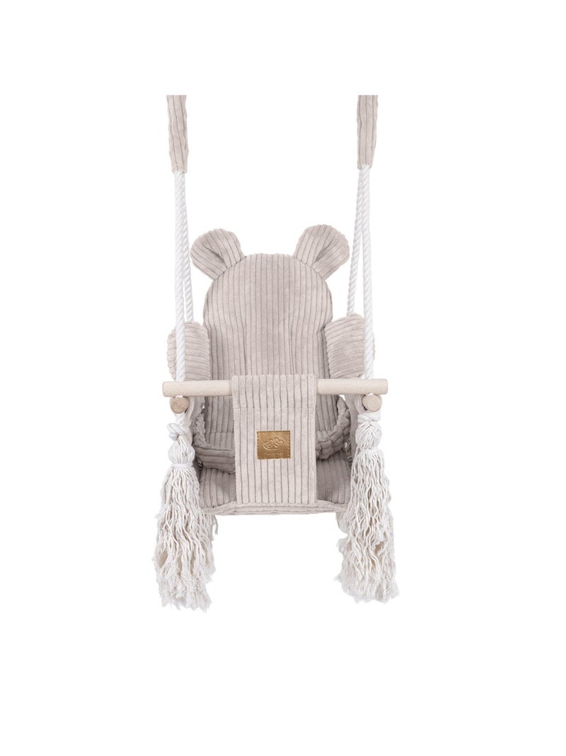 Balançoire intérieur bébé ourson Gris - Kiabi