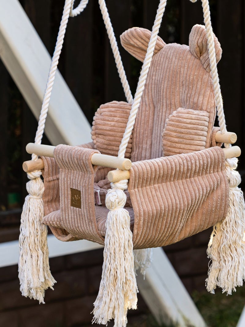 Balançoire intérieur bébé ourson Gris - Kiabi