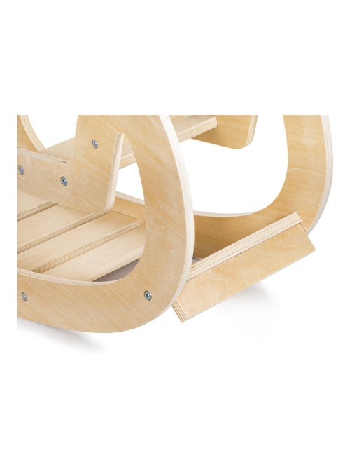Balançoire Montessori bois chaise à bascule 12m Mamabrum - Kiabi