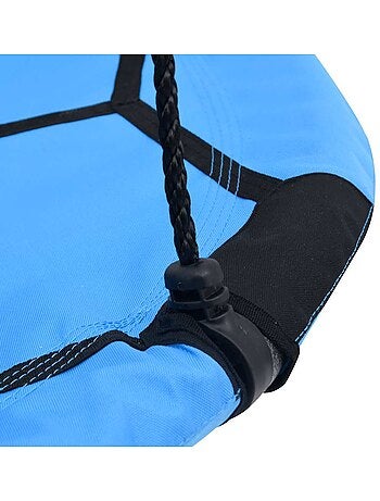 Balançoire nid ballon de football bleue et noire 100 cm vidaxl