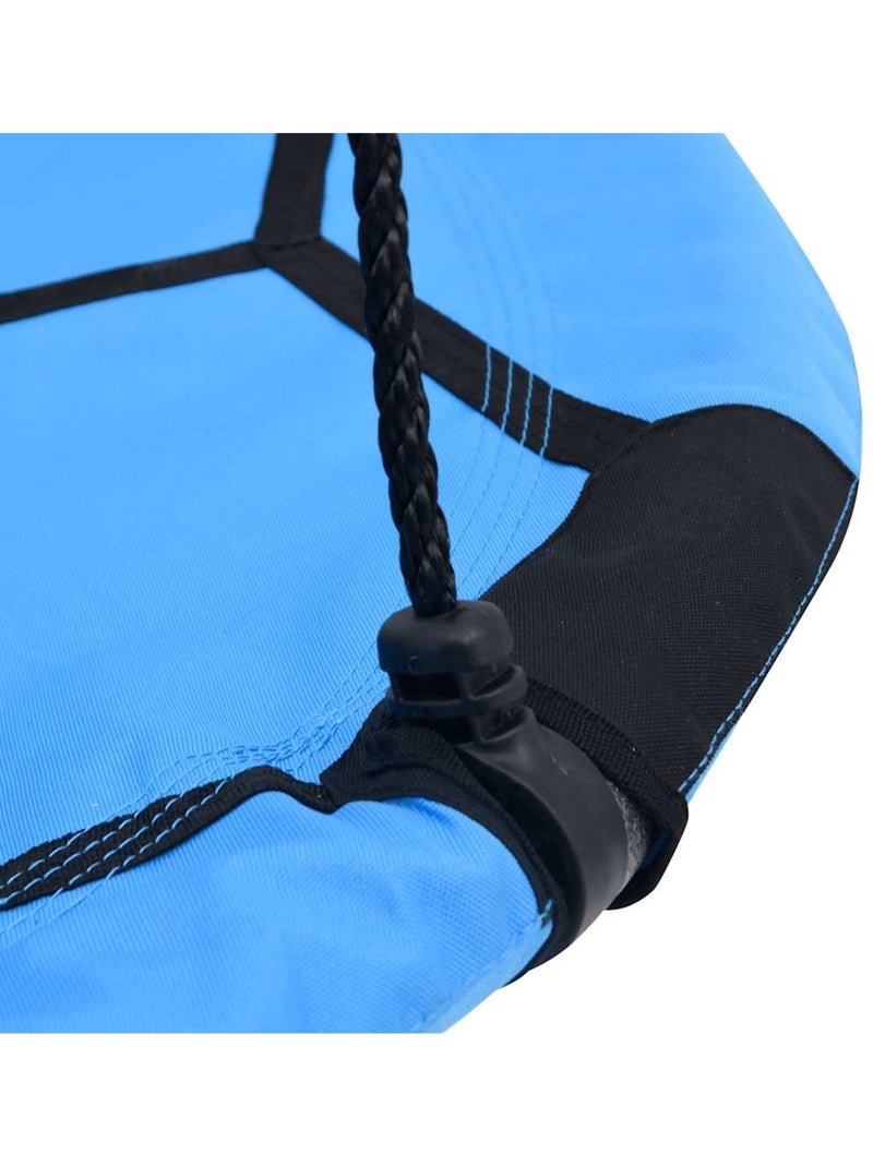 Balançoire nid ballon de football bleue et noire 100 cm vidaxl Bleu Noir - Kiabi