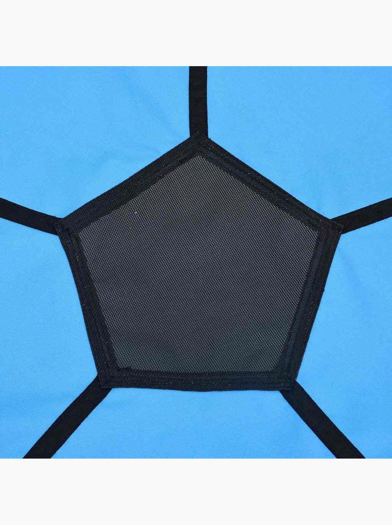 Balançoire nid ballon de football bleue et noire 100 cm vidaxl Bleu Noir - Kiabi