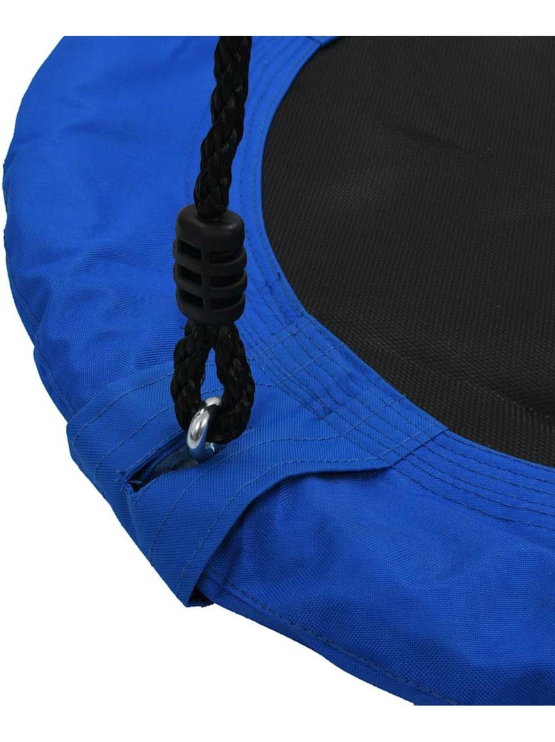Balançoire nid bleue 60 cm hauteur réglable à suspendre vidaxl Bleu - Kiabi