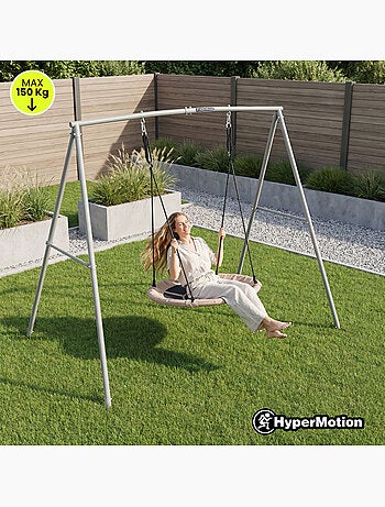 Balançoire nid de cigogne hypermotion avec structure 100 cm