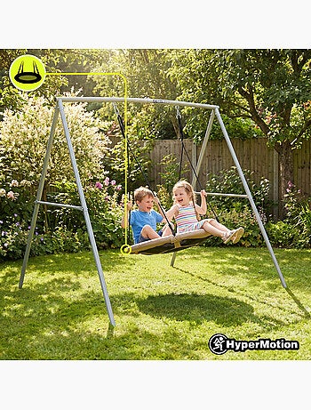 Balançoire nid de cigogne hypermotion avec structure 100 cm