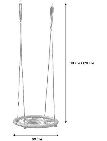 Balançoire nid d'oiseau pour portique 60cm aquilons