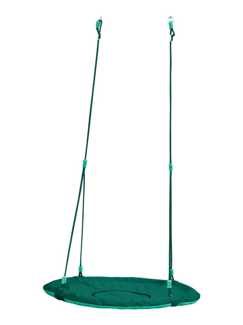 Balançoire nid d'oiseau rond vert et orange N/A - Kiabi