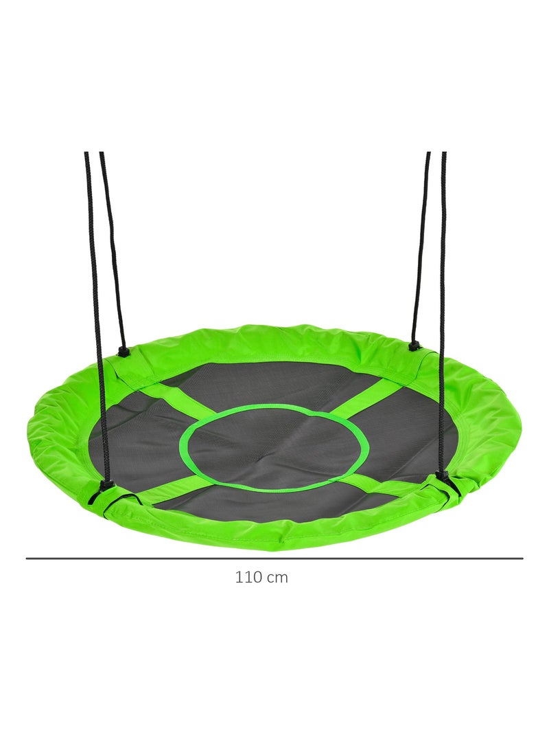 Balançoire nid d'oiseau ronde Ø 110 cm vert Vert - Kiabi