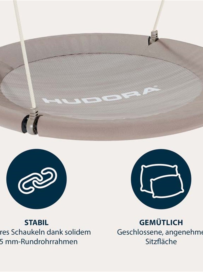 Balançoire nid Lounge 90 cm sable Beige - Kiabi