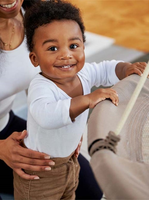 Balançoire nid Lounge 90 cm sable - Kiabi