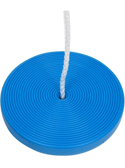 Balançoire plateau rond bleue à suspendre pe 200 cm vidaxl - Kiabi