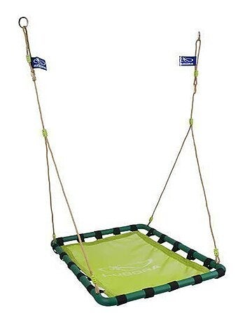 Balançoire rectangulaire en Aluminium 120x80 Vert Clair/Vert foncé
