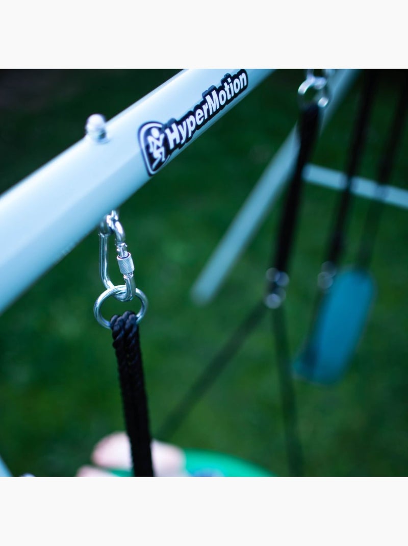 Balançoire ronde avec support et corde max 200kg Mamabrum Vert - Kiabi