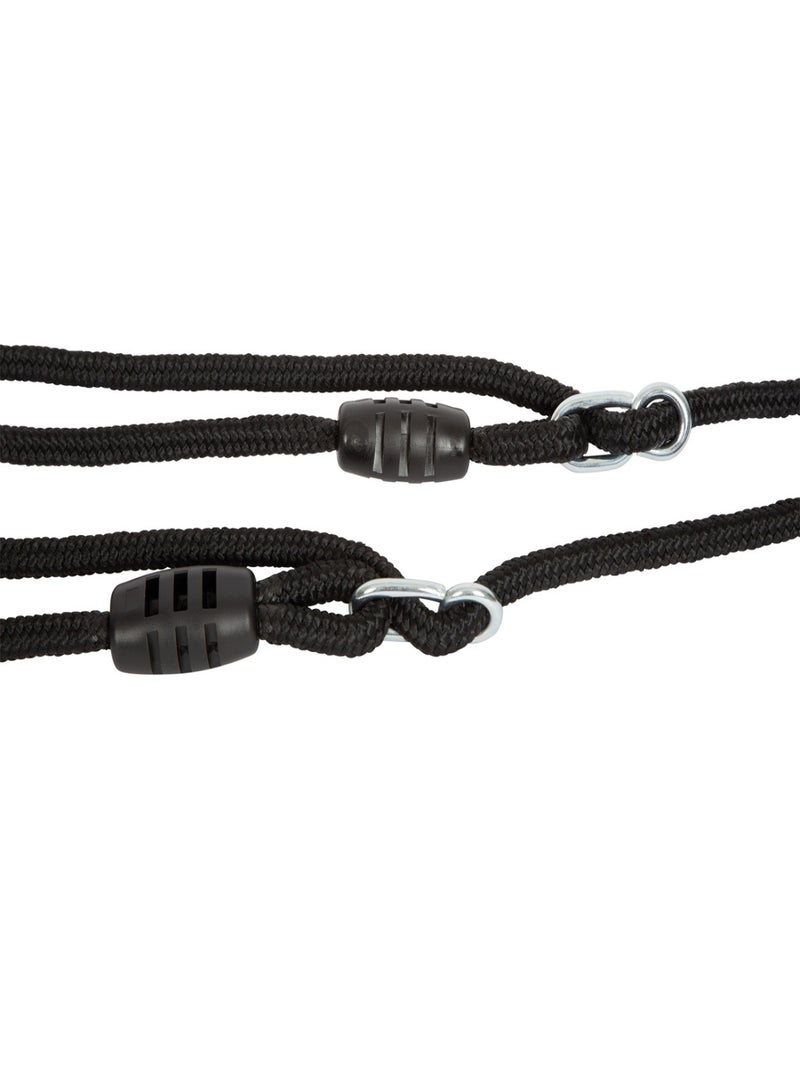 Balançoire trapèze avec anneaux de gymnastique Noir - Kiabi