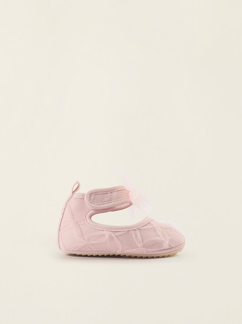 Ballarines en Tulle et Nœud Rose - Kiabi