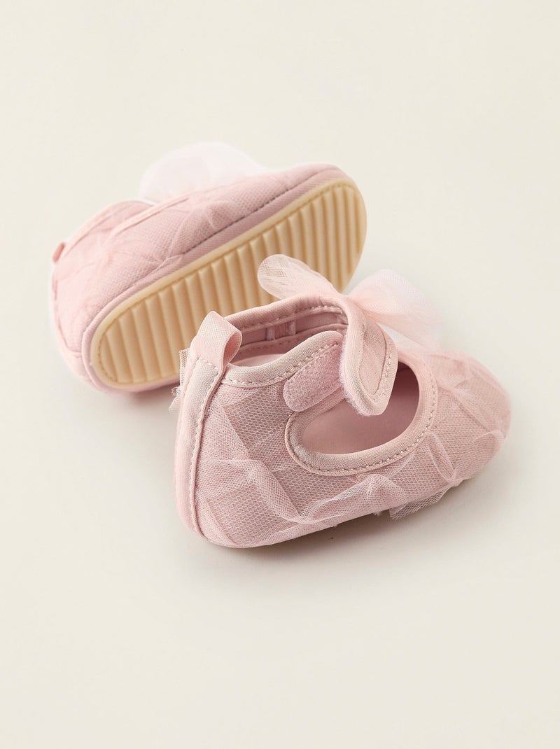 Ballarines en Tulle et Nœud Rose - Kiabi