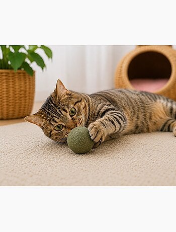 Balle de cataire naturelle katti jouet pour chat